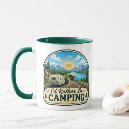 Campers Coffee Mug - Ik ga liever kamperen! Mok