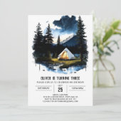Camper's Delight Verjaardag Uitnodiging (Staand voorkant)