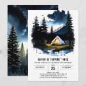 Camper's Delight Verjaardag Uitnodiging (Voorkant / Achterkant)