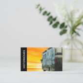 campers en verplaatsingsmotoren visitekaartje (Staand voorkant)