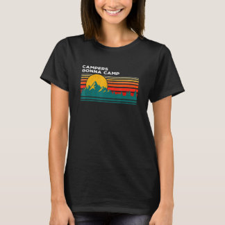 Campers Gonna Camp Tropical Tour Sunny Cruise Camp T-shirt