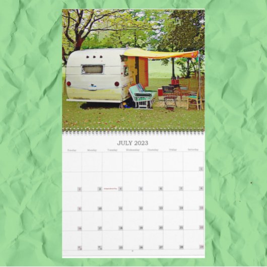  Campers Happy Camping 2023-kalender Kalender