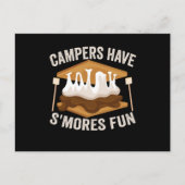 Campers Have S'mores Fun Funny Camping Lovers Briefkaart (Voorkant)