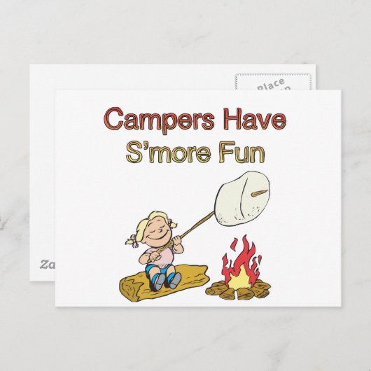 Campers hebben S'r plezier Briefkaart (Voorkant / Achterkant)