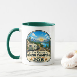 Campers koffiemok - Ik ben met pensioen! Mok