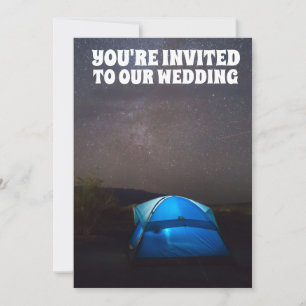 CAMPERS KUNNEN KUPLE WEDDING CUSTOM INVITATIONS VE KAART
