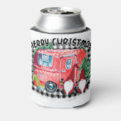 Campers merry kerst camping xmas gnomes christ blikjeskoeler (Blikje Achterkant)