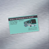 Campers Recreatief Reizen Magnetisch Visitekaartje (Voorbeeld)