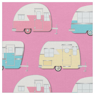  Campers RV Retro Camping Stof