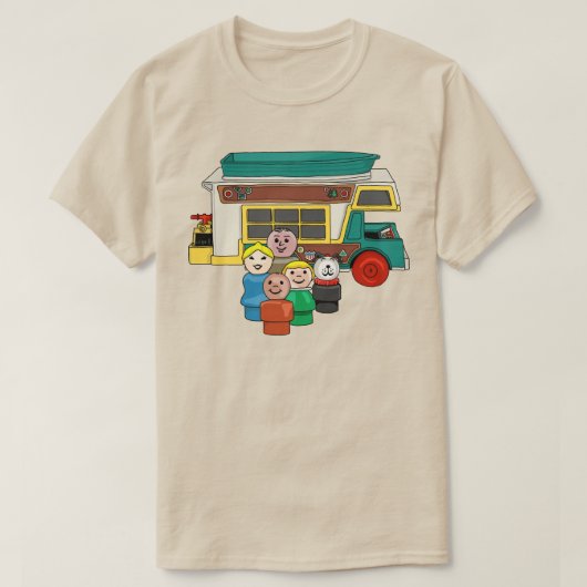 Campers voor kleine mensen t-shirt (Design voorkant)
