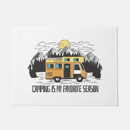 Campervan Berg Retreat Deurmat (Voorkant)