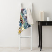 Campervan Bliss Retro Campervan in de bergen Sherpa Deken (In situ)