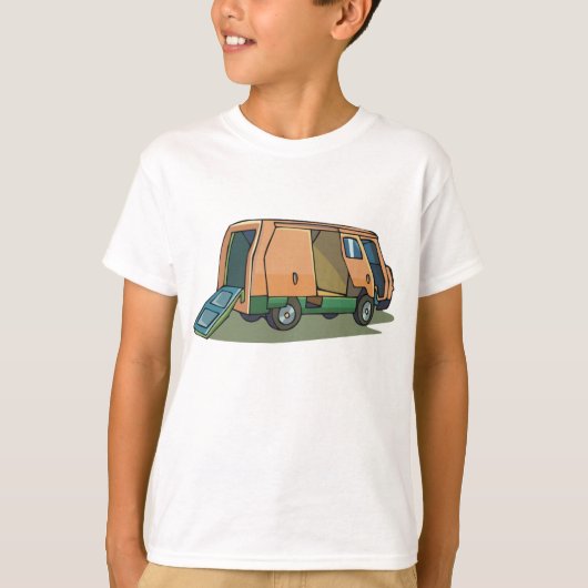 Campervan Boys T-Shirt (Voorkant)