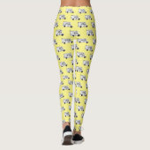 Campervan cartoon illustratie leggings (Achterkant)