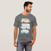 campervan trailer vanlife RV T-shirt (Voorkant volledig)