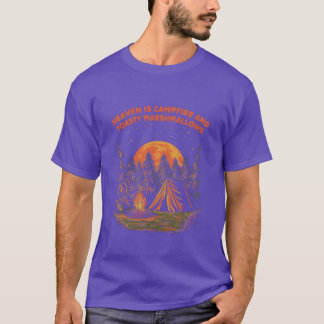 Campfire and Marshmallows Camping Food Camper Food T-shirt
