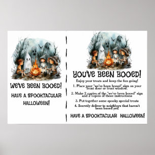 Campfire Boo Crew – Een Halloween-spel Poster