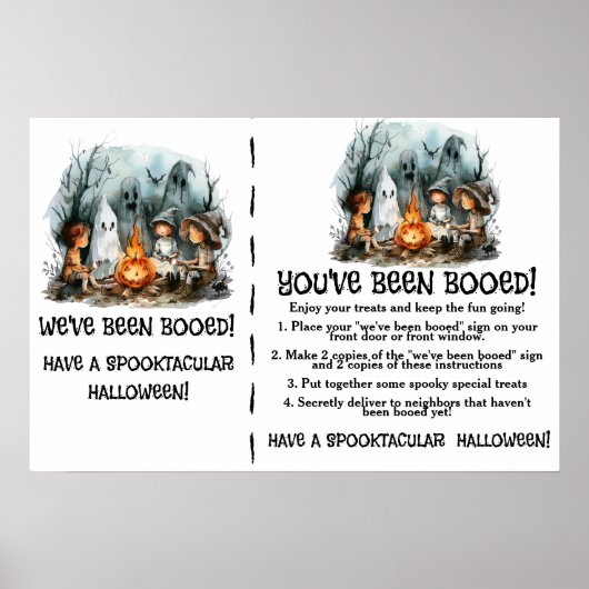 Campfire Boo Crew – Een Halloween-spel Poster (Voorkant)