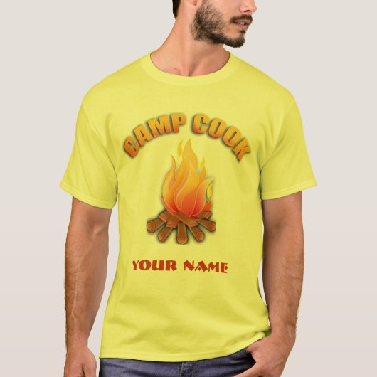 Campfire Camp Cook T-shirt (Voorkant)