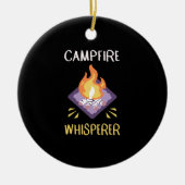 Campfire Camping Gifts Keramisch Ornament (Voorkant)