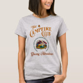 Campfire Club Camping Buiten T-shirt (Voorkant)