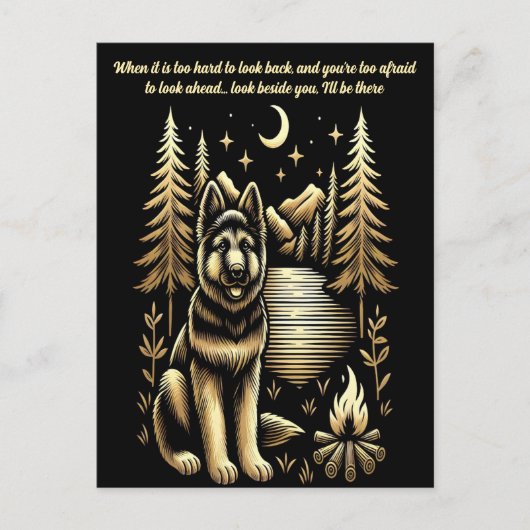 Campfire Companion Onder Sterren Briefkaart (Voorkant)