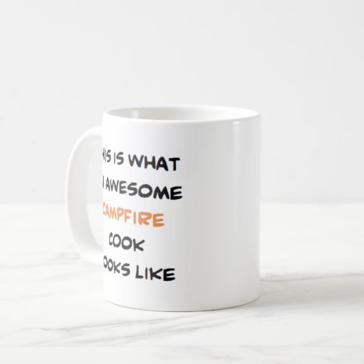 campfire cook, geweldige koffiemok (Voorkant links)