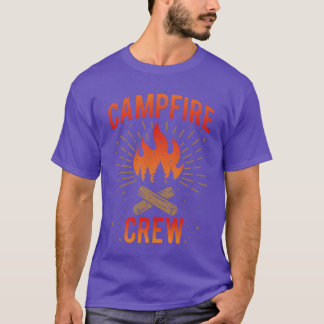 Campfire Crew Kampeerder Camping vintage T-shirt