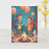 Campfire Daydreams Kaart (Gele Bloem)