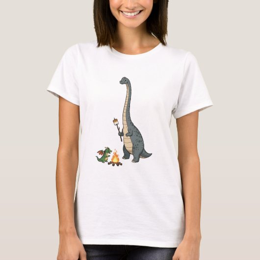 Campfire Dinosaurs T-shirt (Voorkant)