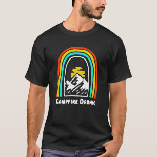 Campfire Drink Camping Beer Camper Drinker Drinki T-shirt