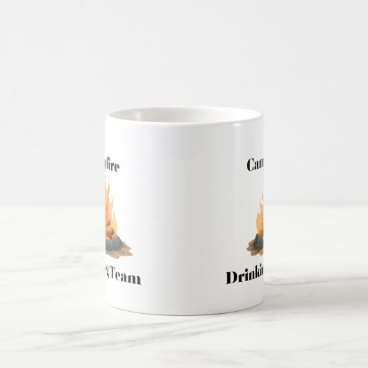 Campfire Drink team op een Koffiemok (Center)
