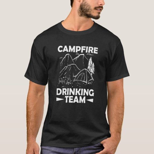 Campfire Drinking Team  8 T-shirt (Voorkant)