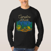 Campfire Drunk Camping Beer  Camper Drinker Drinki T-shirt (Voorkant)