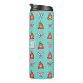 Campfire en Marshmallow Pattern Thermosbeker (Geroteerd rechts)