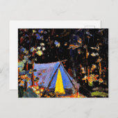 Campfire, fijn kunstschilderij van Tom Thomson Briefkaart (Voorkant / Achterkant)
