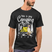 Campfire German Shepherd Dit is mijn campagne T-shirt (Voorkant)