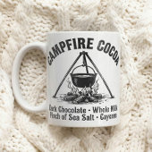 Campfire hot cocoa recipe vintage art koffiemok