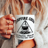 Campfire hot cocoa recipe vintage art koffiemok