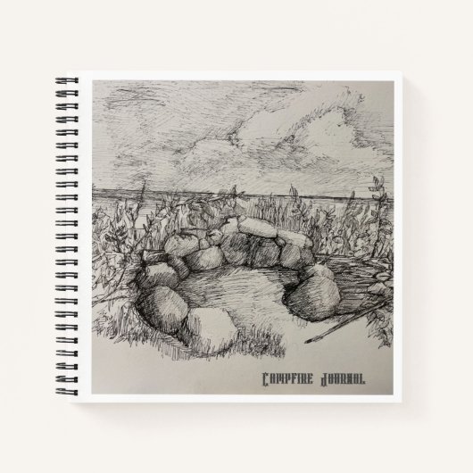 Campfire Journal Ledger Notitieboek (Voorkant)