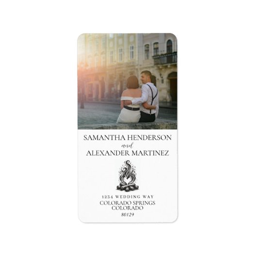 Campfire Love Etiket (Voorkant)