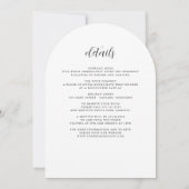 Campfire Love Wedding Kaart (Achterkant)