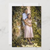 Campfire Love Wedding Kaart (Achterkant)