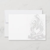 Campfire Love Wedding RSVP Kaartje (Achterkant)