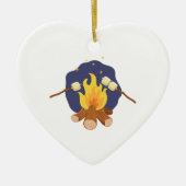 Campfire Marshmallows Keramisch Ornament (Voorkant)