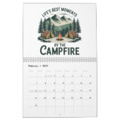 Campfire-momenten Rustiek Kalender (Feb 2027)
