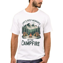Campfire Moments Vintage Mountain Design Men’s