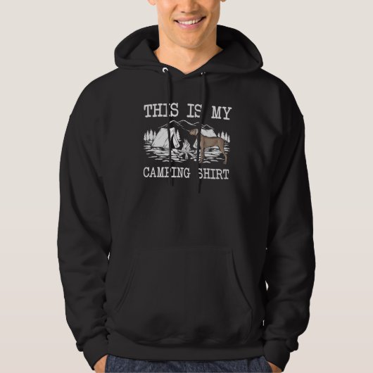Campfire Pointer Dog dit is mijn campagne Hoodie (Voorkant)