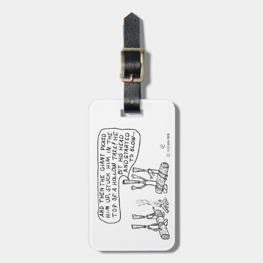 Campfire Reeds Bagagelabel (Voorkant verticaal)