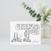 Campfire Reeds Briefkaart (Staand voorkant)